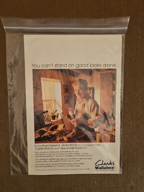 Clarks Wallabee Promotional Ad